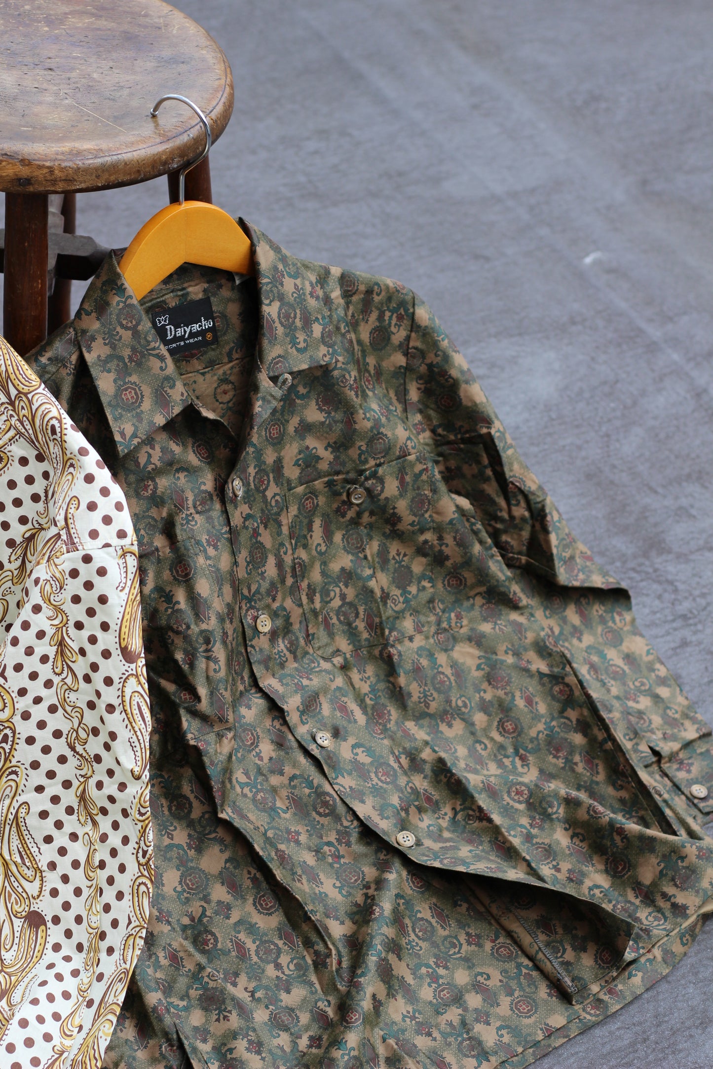 Men's Design Open Collar Long Sleeve Shirt x2点