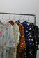 Vintage Floral Short Sleeve One-Piece x6点