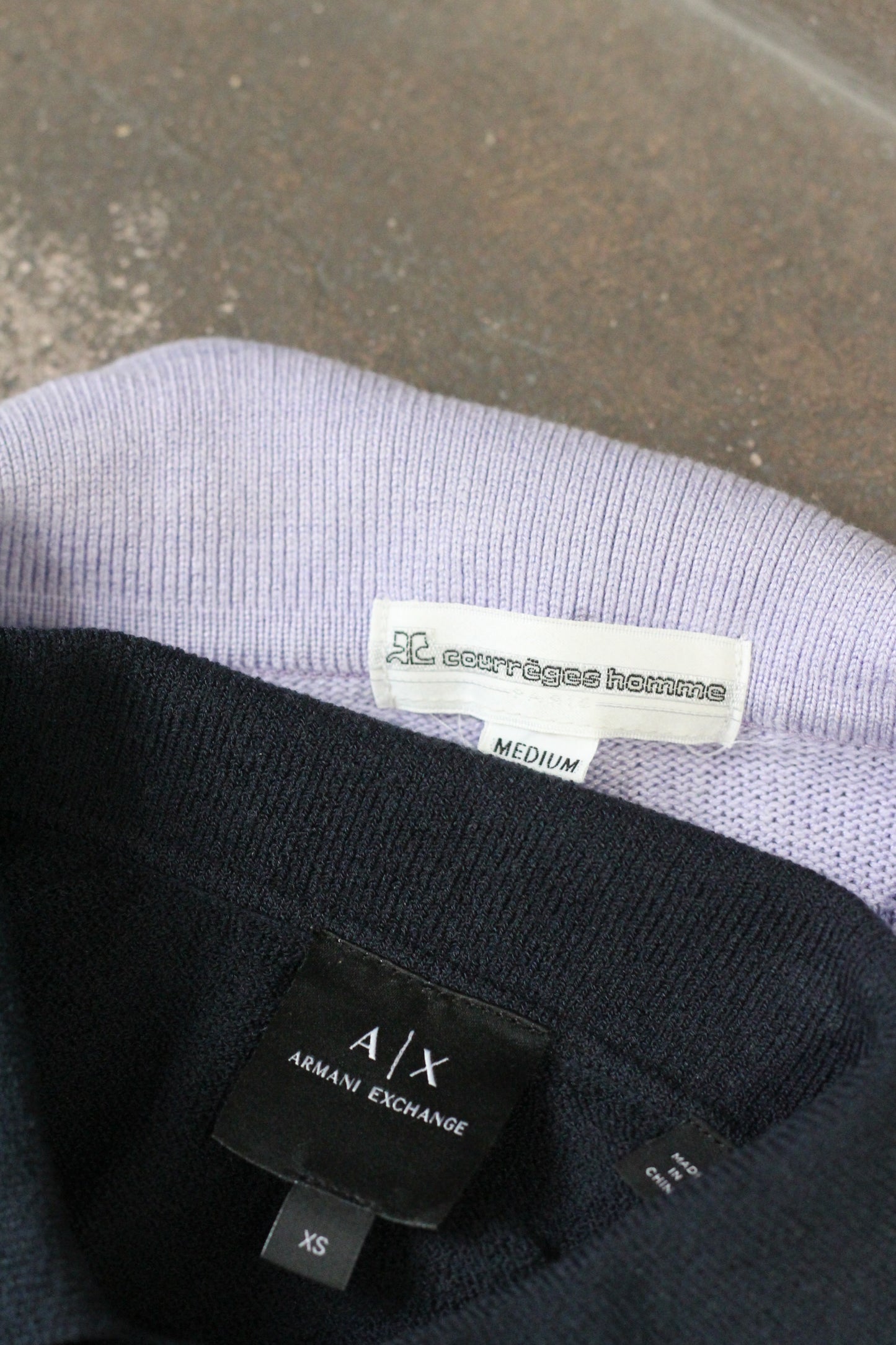 Men's Import Brand Summer Knit Polo Shirt x2点