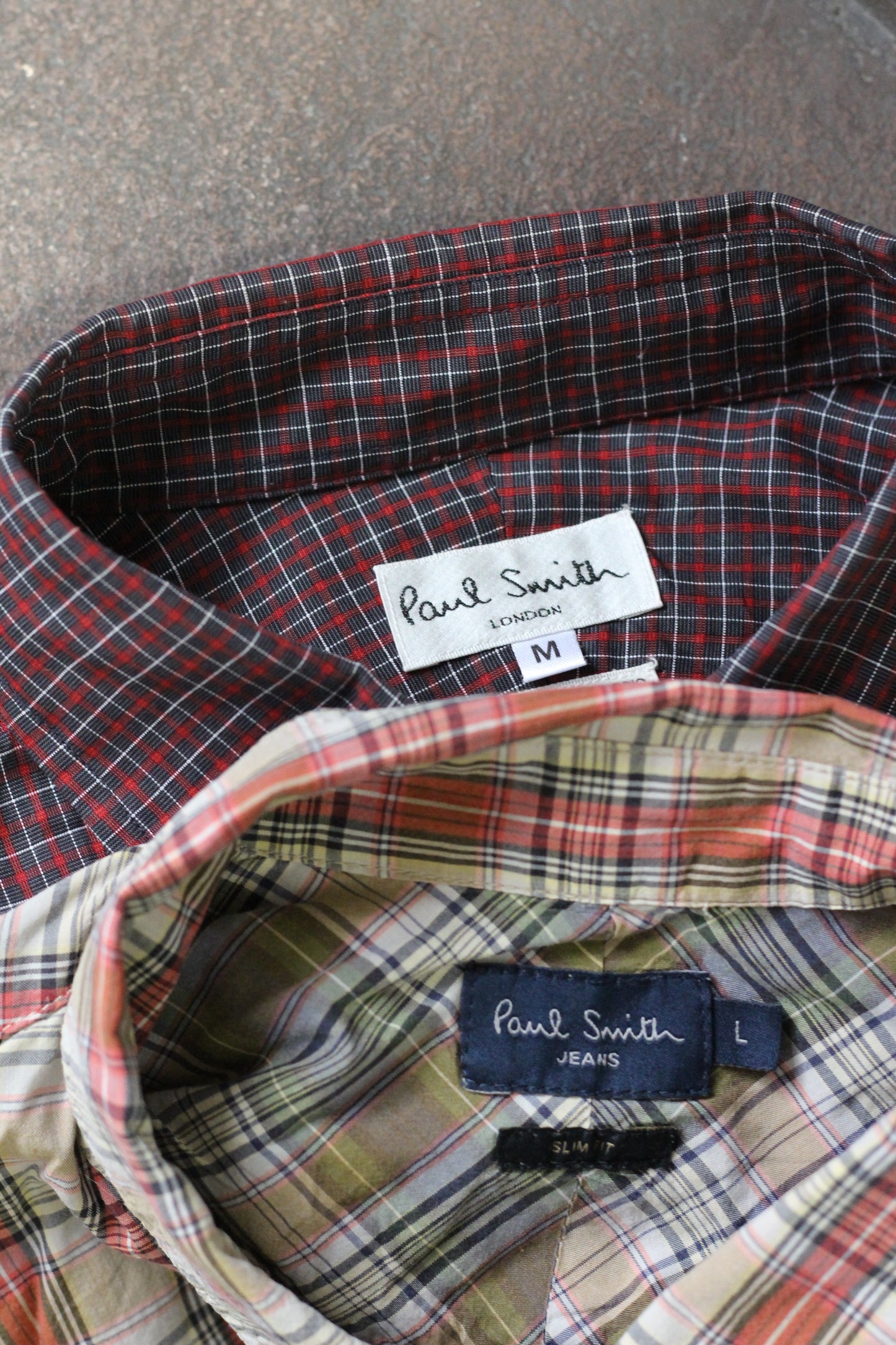 Paul Smith Men's Check Long Sleeve Shirt x2点