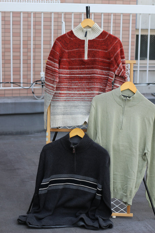 90's & 00's Eddie Bauer Half-Zip Knit x4点
