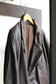 Men's Oversize Brown Leather Jacket x4点