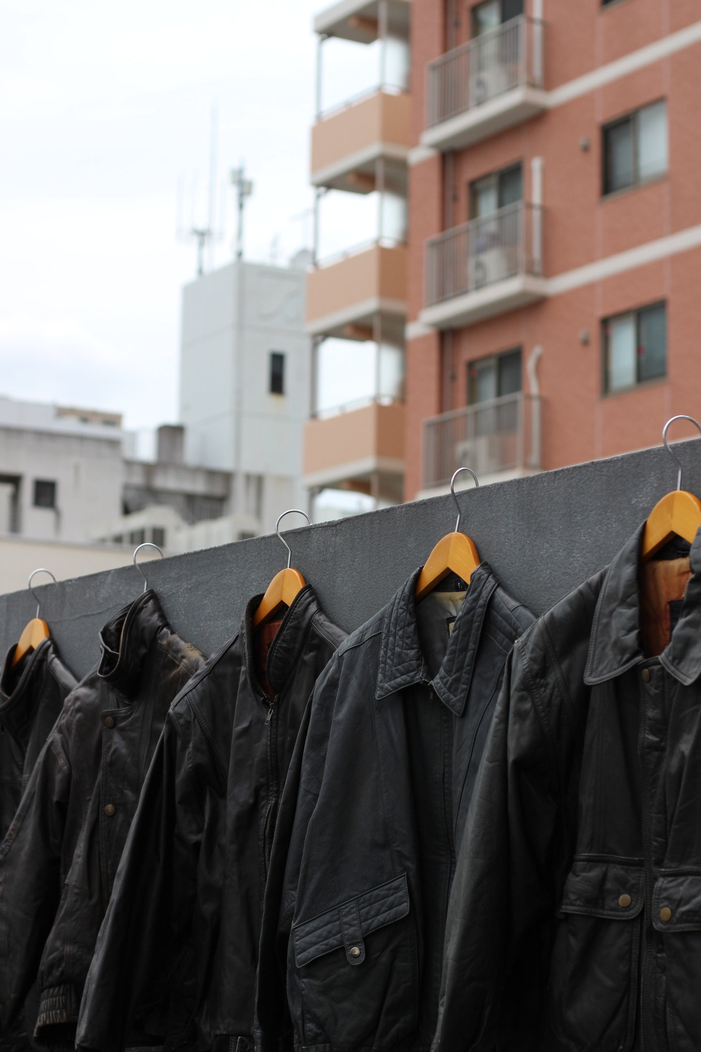 Men's Short Blouson Leather Jacket x5点