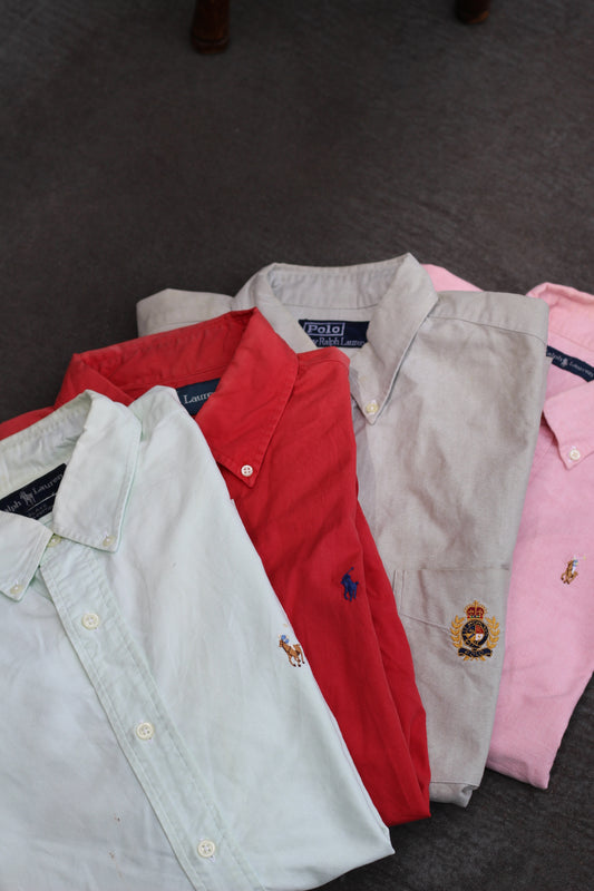 90-00's Ralph Lauren Short Sleeve Shirt x4点