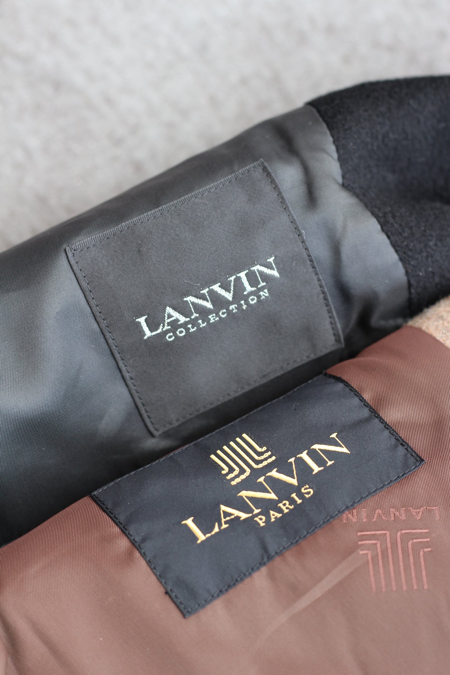 LANVIN Men's Balmacaan Short Coat set x2点