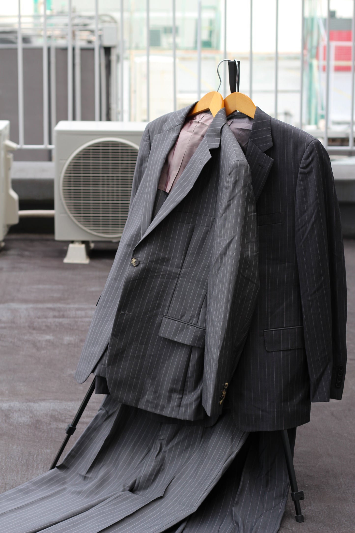 BOSS Made With Zegna Fabric Stripe Set-Up set x2点