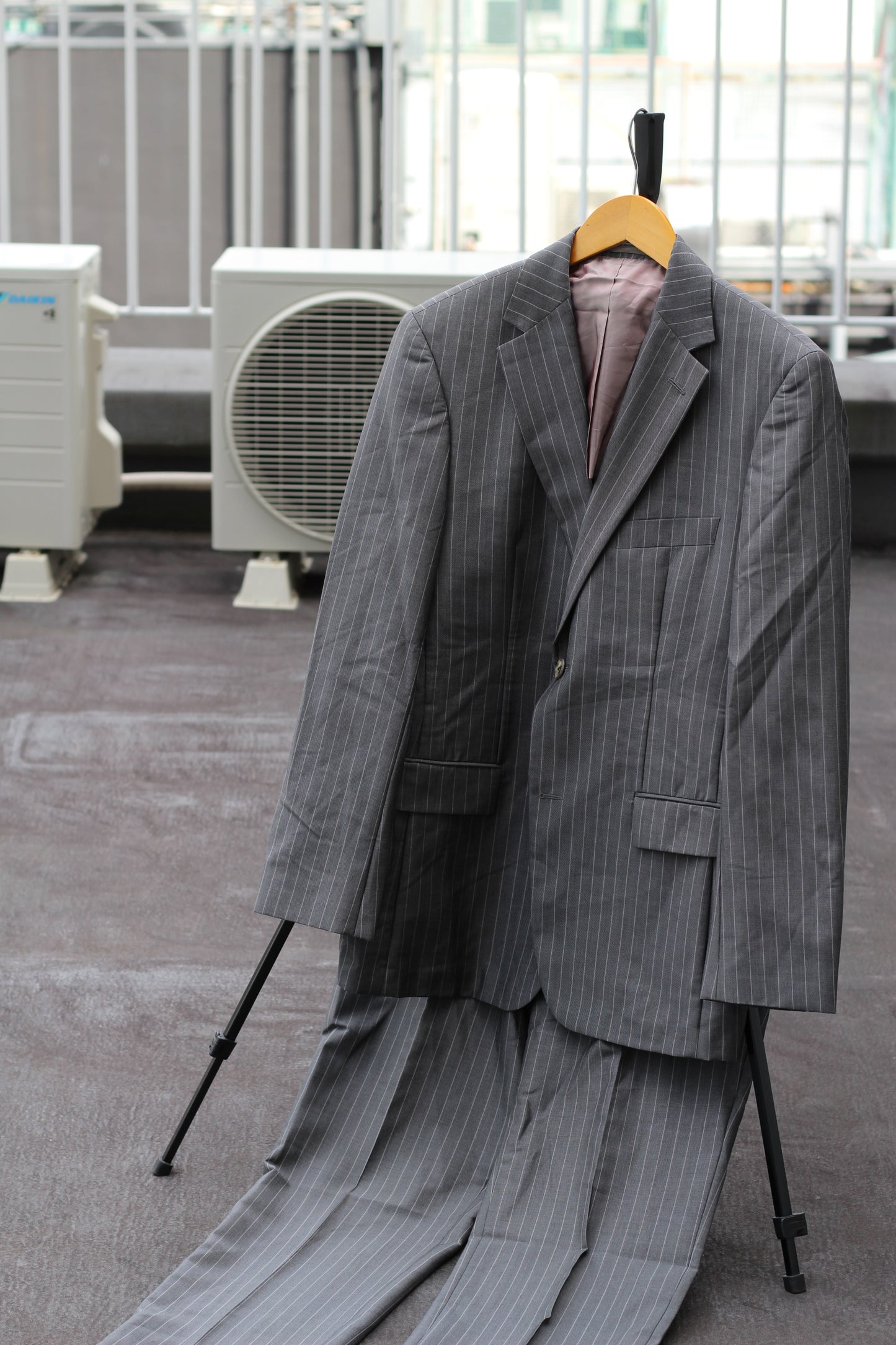 BOSS Made With Zegna Fabric Stripe Set-Up set x2点