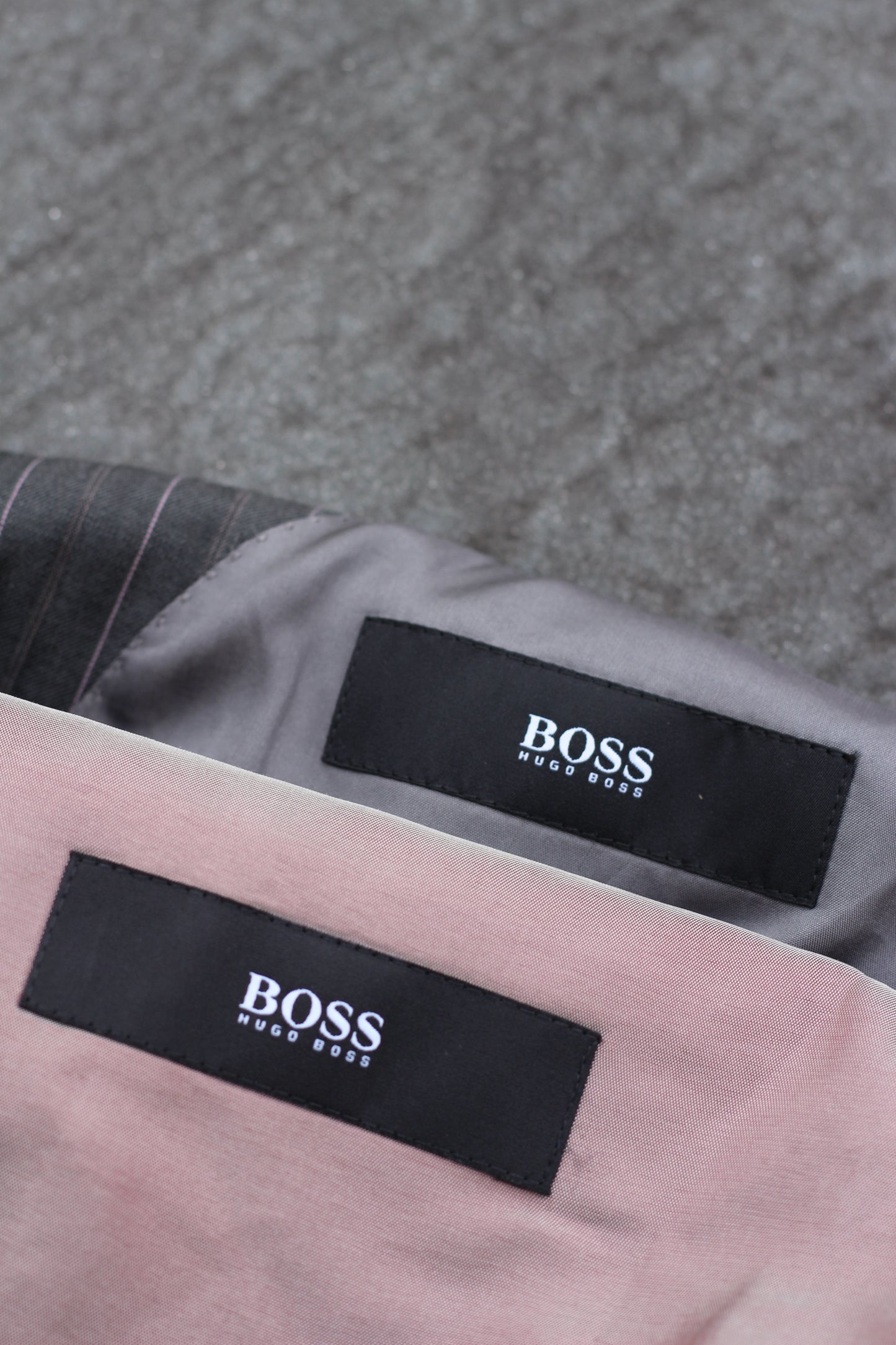 BOSS Made With Zegna Fabric Stripe Set-Up set x2点