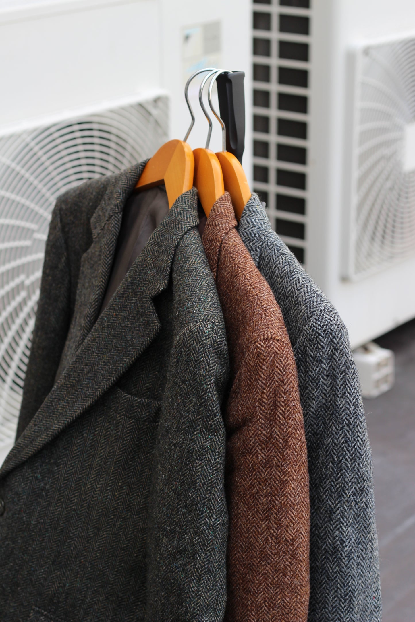 Harris Tweed Herringbone & Houndstooth Tailored Jacket set x5点