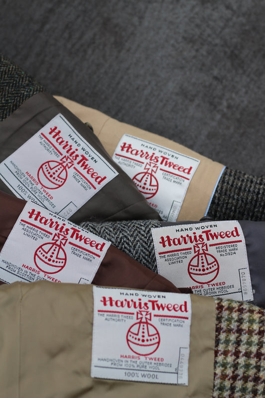 Harris Tweed Herringbone & Houndstooth Tailored Jacket set x5点