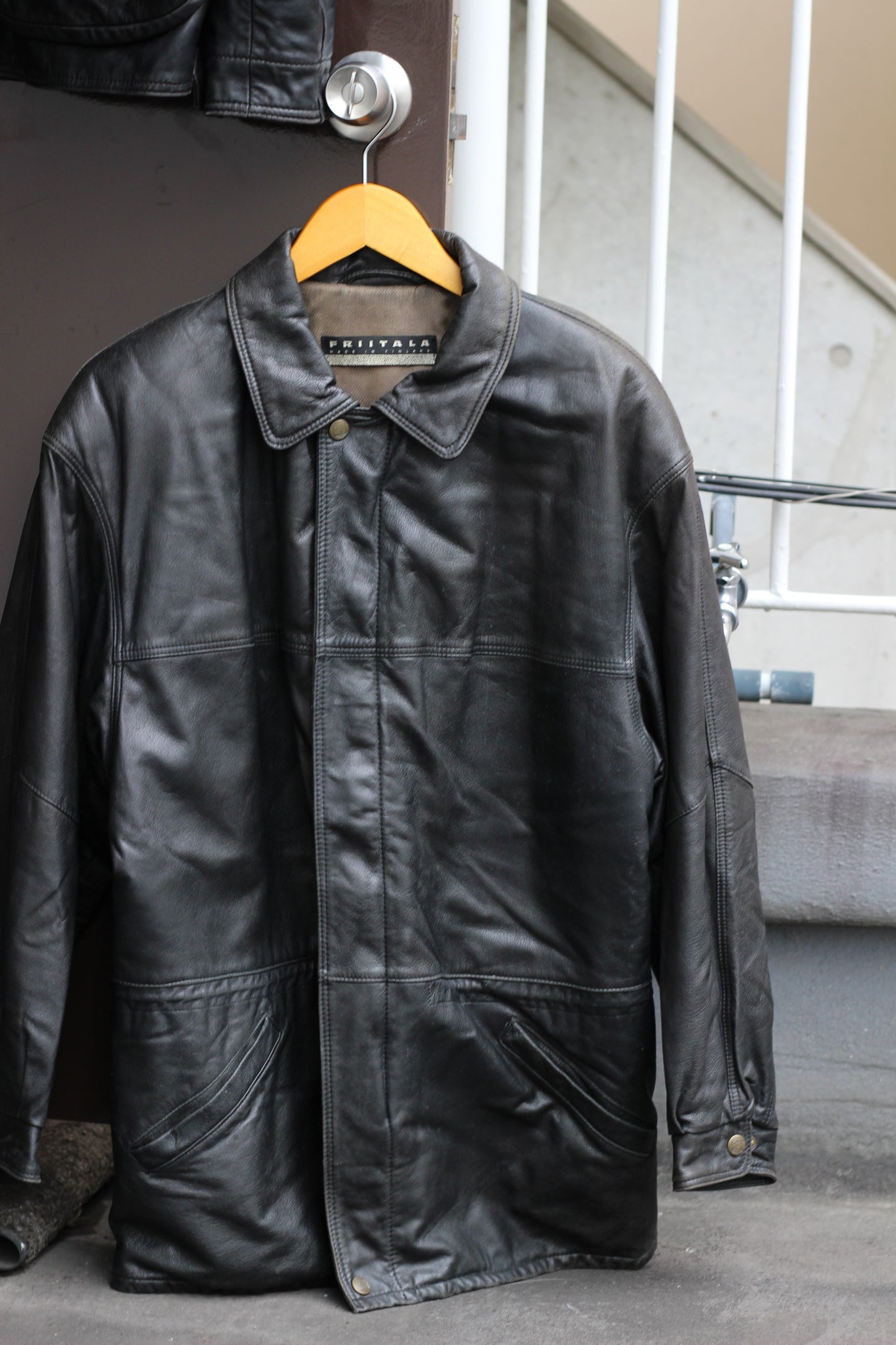 Vintage Made In Finland & Italy Leather Jacket x2点