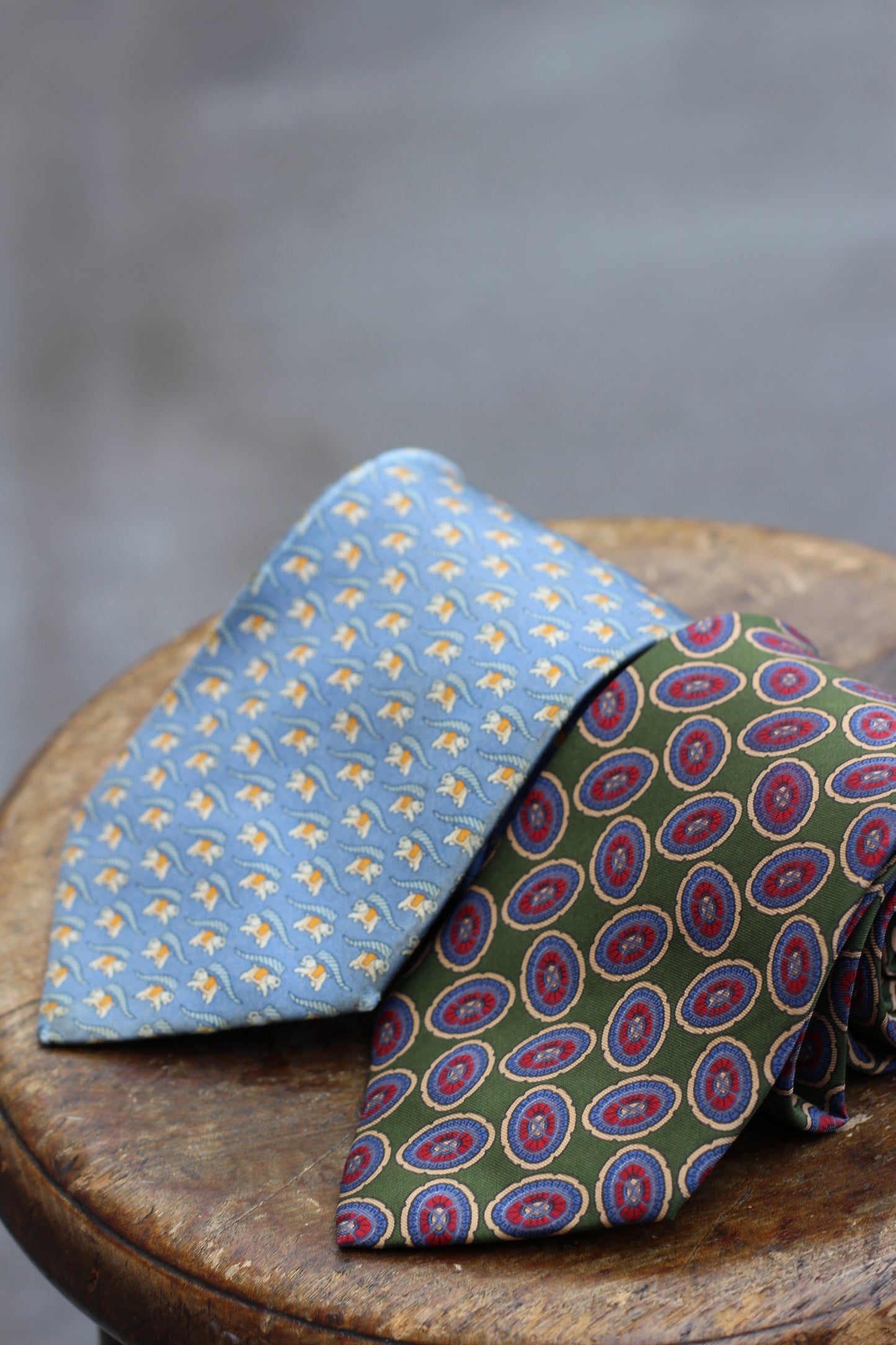 Gucci & Dior & Ferragamo & Vivienne Westwood Design Tie set x4点