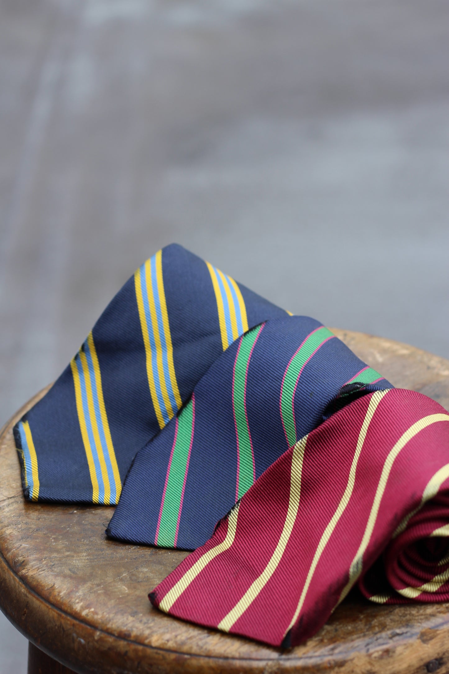 Made In USA Brooks Brothers Horse & Stripe Design Tie set x4点