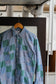 Men's Vintage Patchwork Design Long Sleeve Shirt set x2点