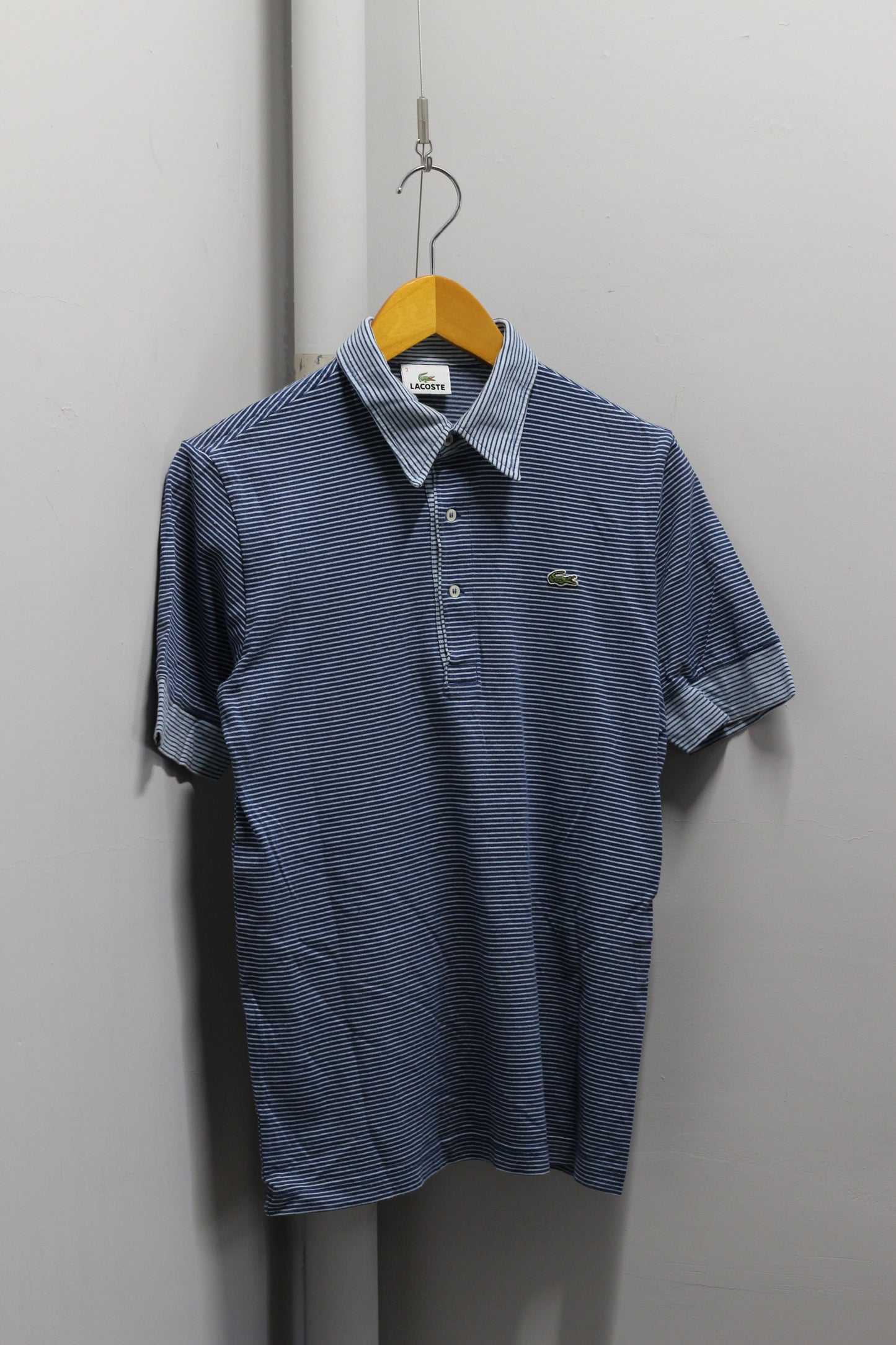 LACOSTE Stripe Short Sleeve Polo Shirt x2点