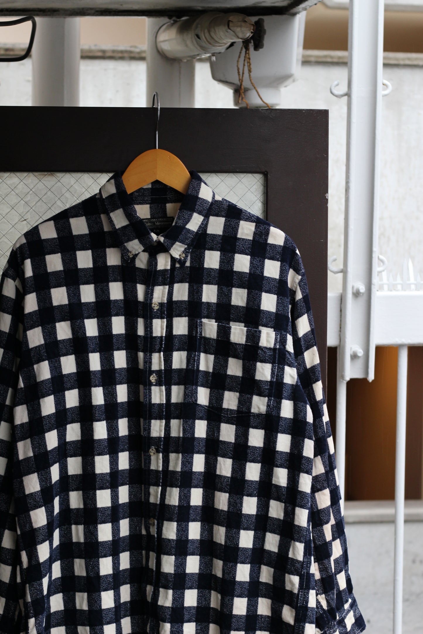 Men's Vintage Corduroy Check Shirt set x3点