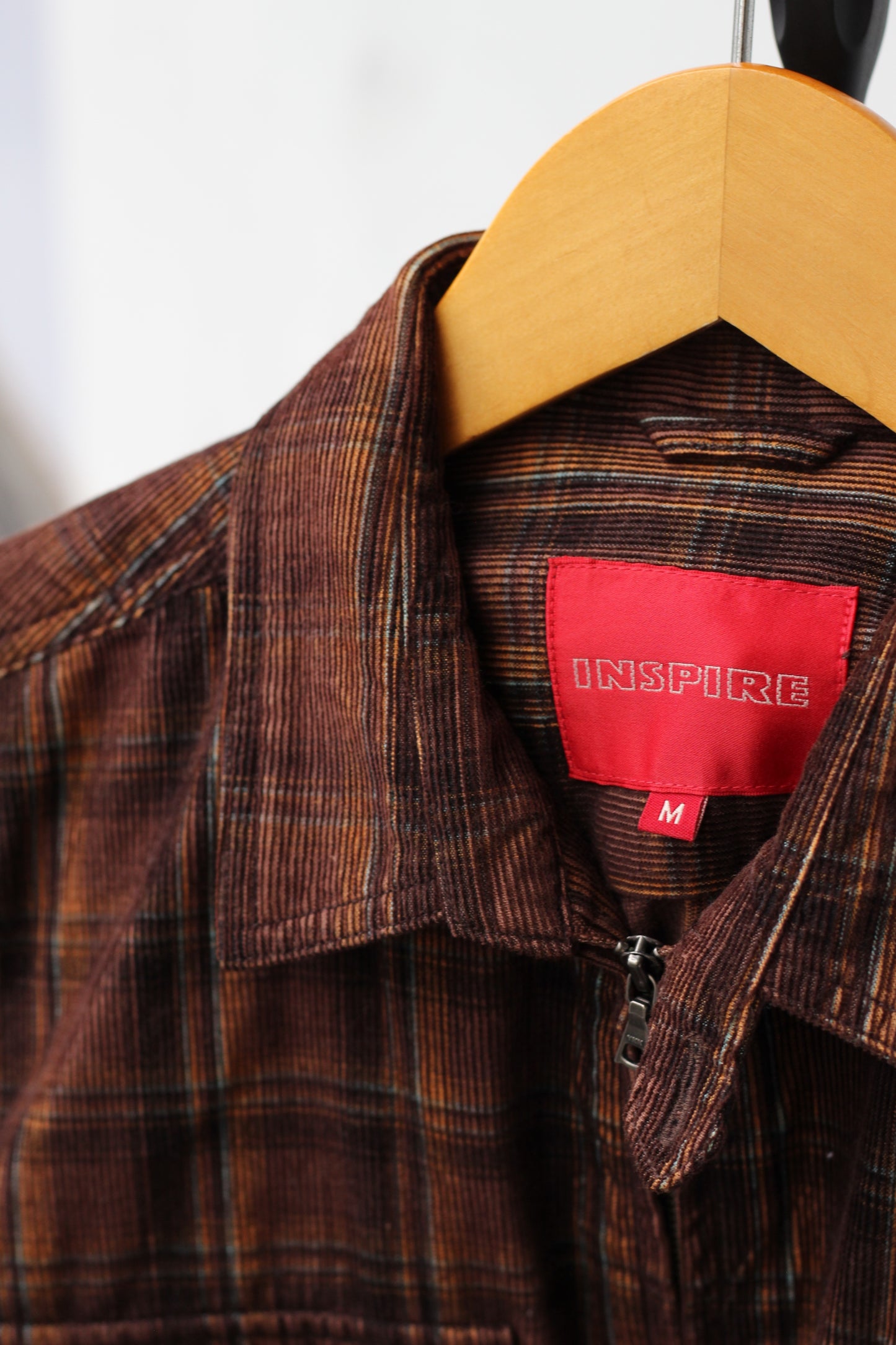 Men's Vintage Corduroy Check Shirt set x3点