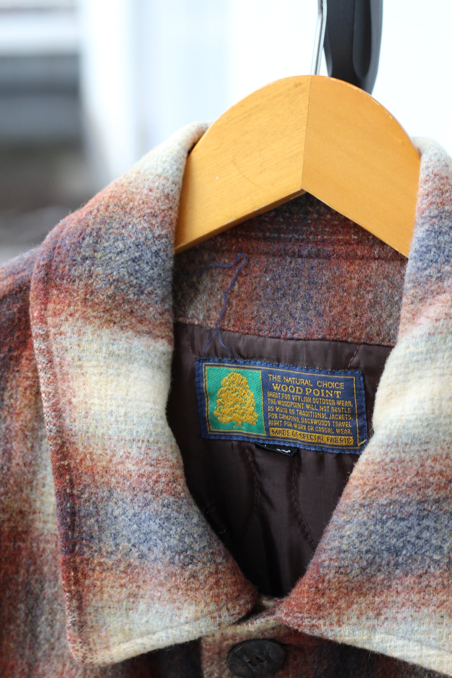 70-80's WOOD POINT&90‘s BAYLEAF Vintage Ombre Check Shirt Jacket set x2点