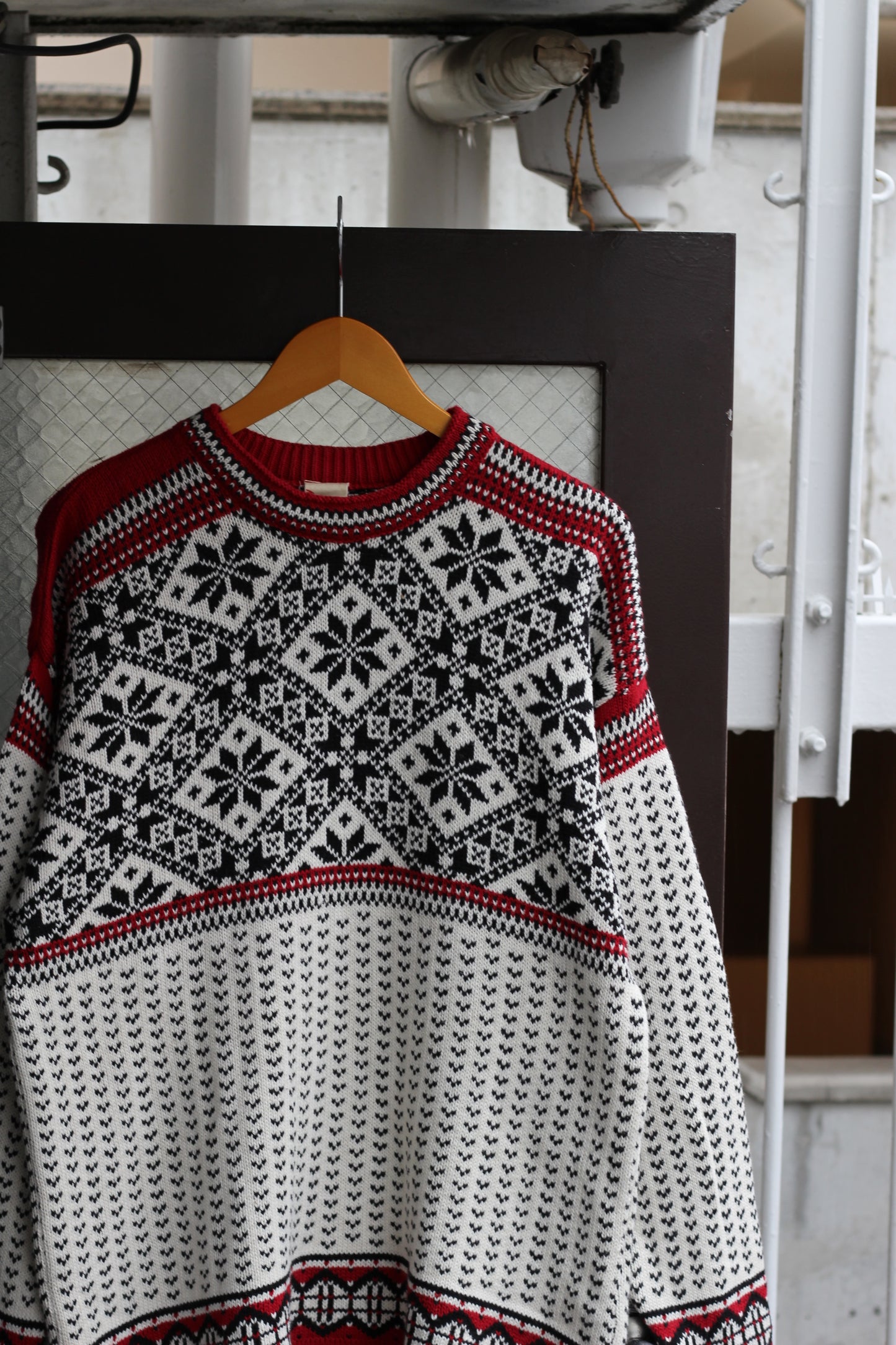 Made In Poland & Ireland Vintage Nordic Pattern Knit set x2点