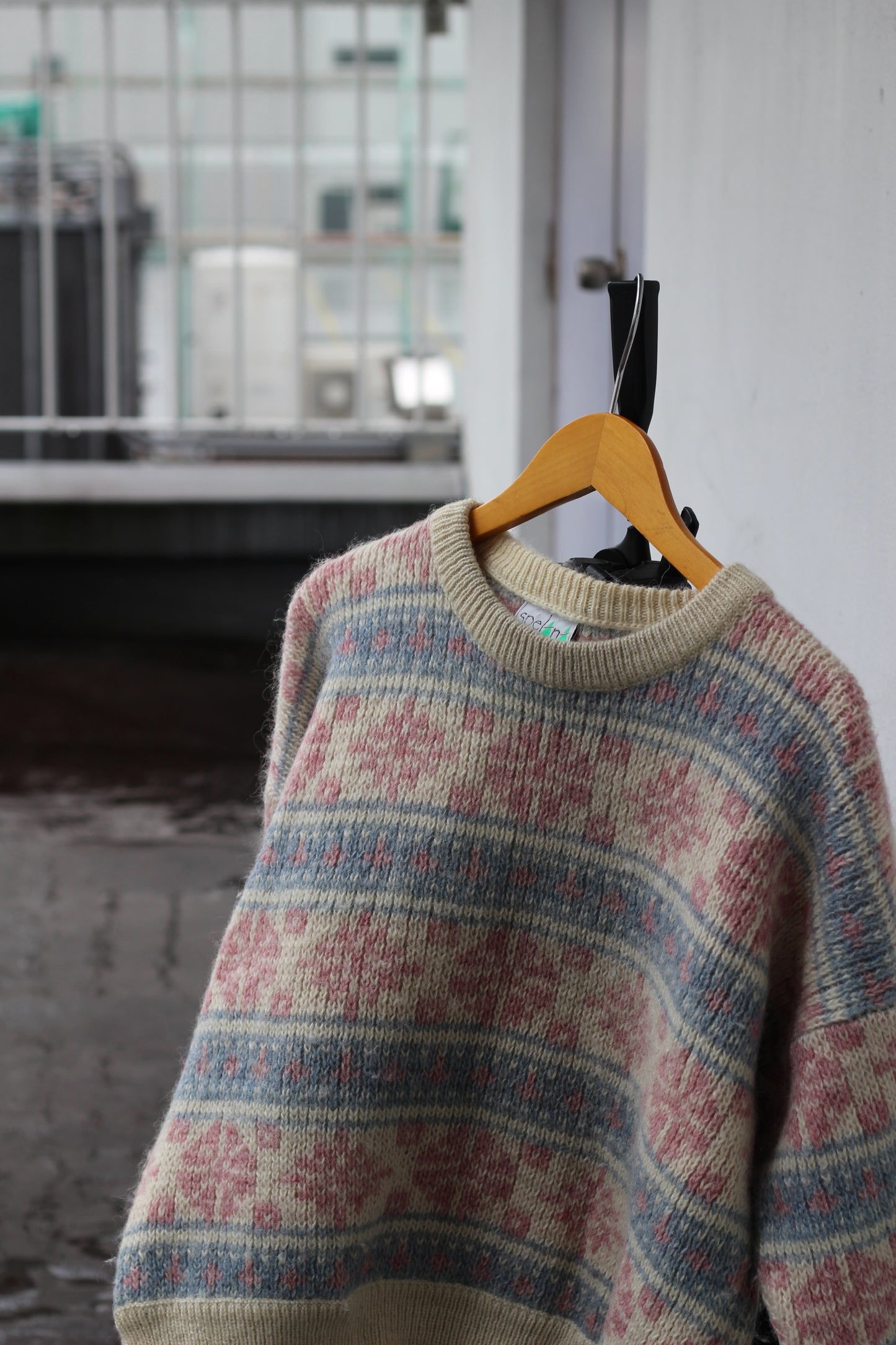 Made In Poland & Ireland Vintage Nordic Pattern Knit set x2点