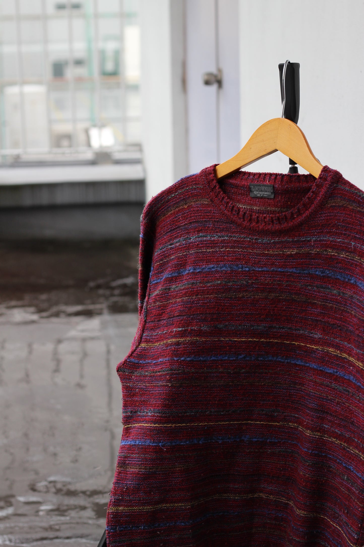 Made In Italy Men's Vintage Stripe 3D Knit set x2点
