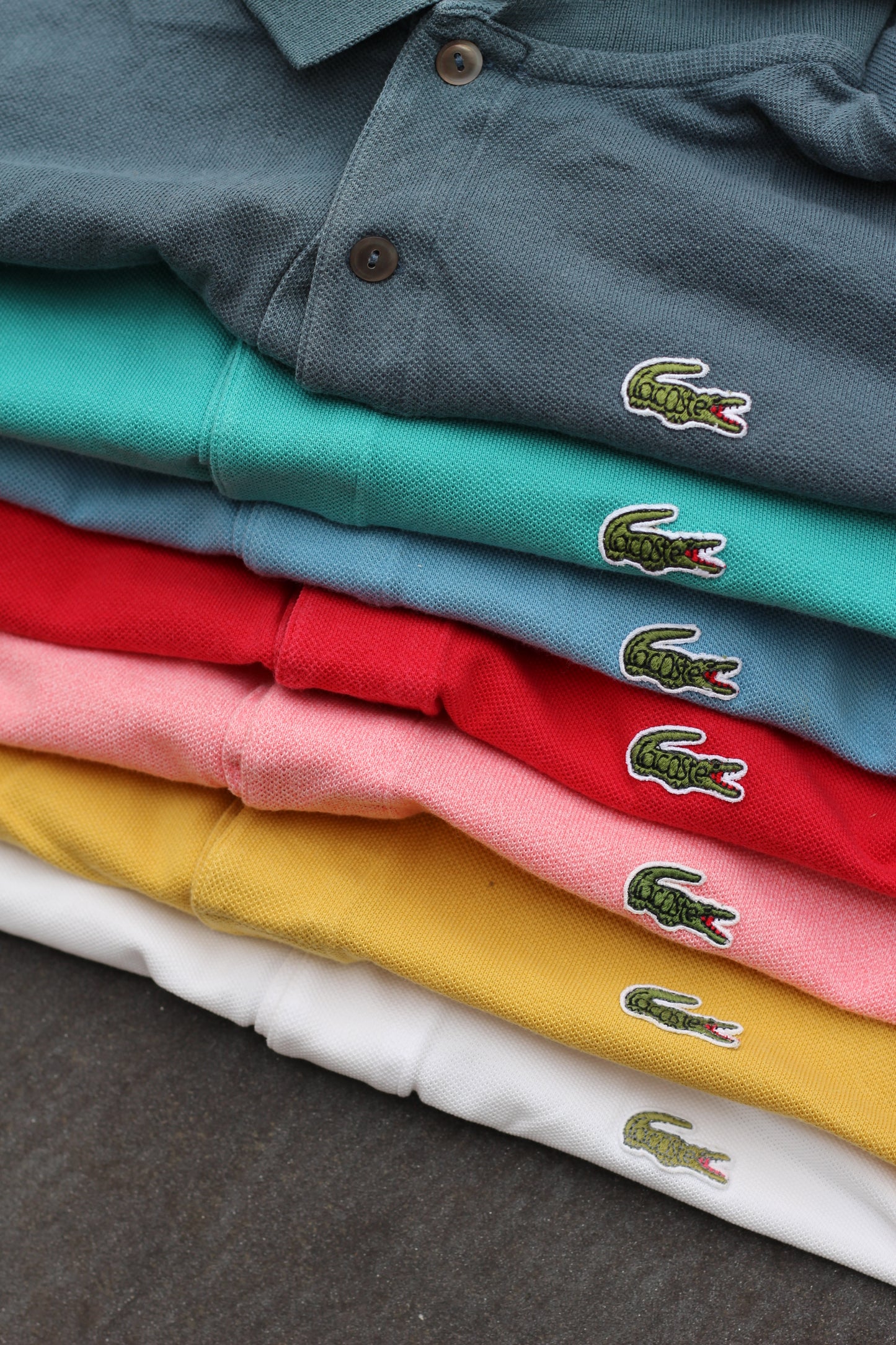 70-80's CHEMISE LACOSTE Short Sleeve Polo Shirt x14点