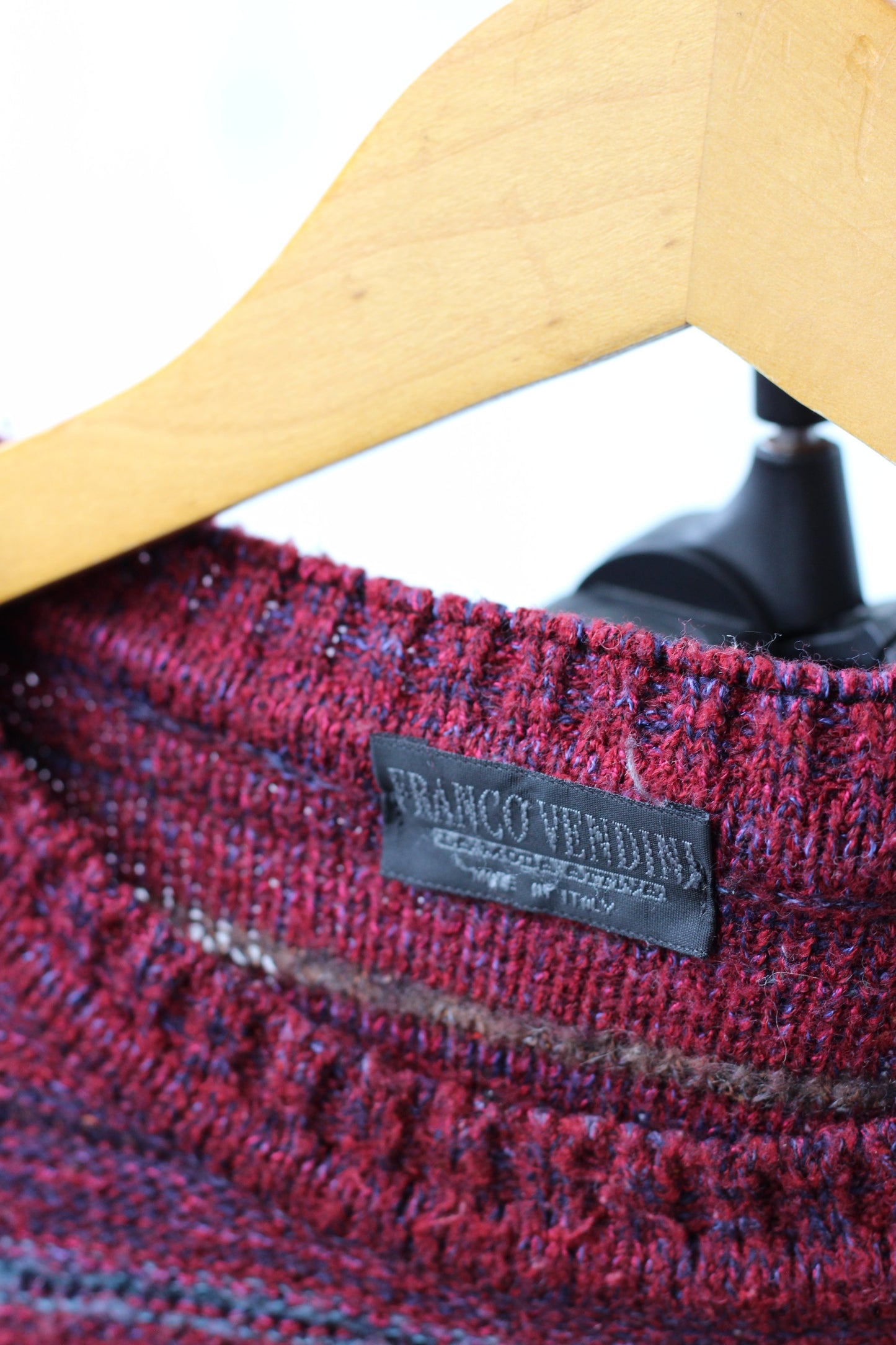Made In Italy Men's Vintage Stripe 3D Knit set x2点