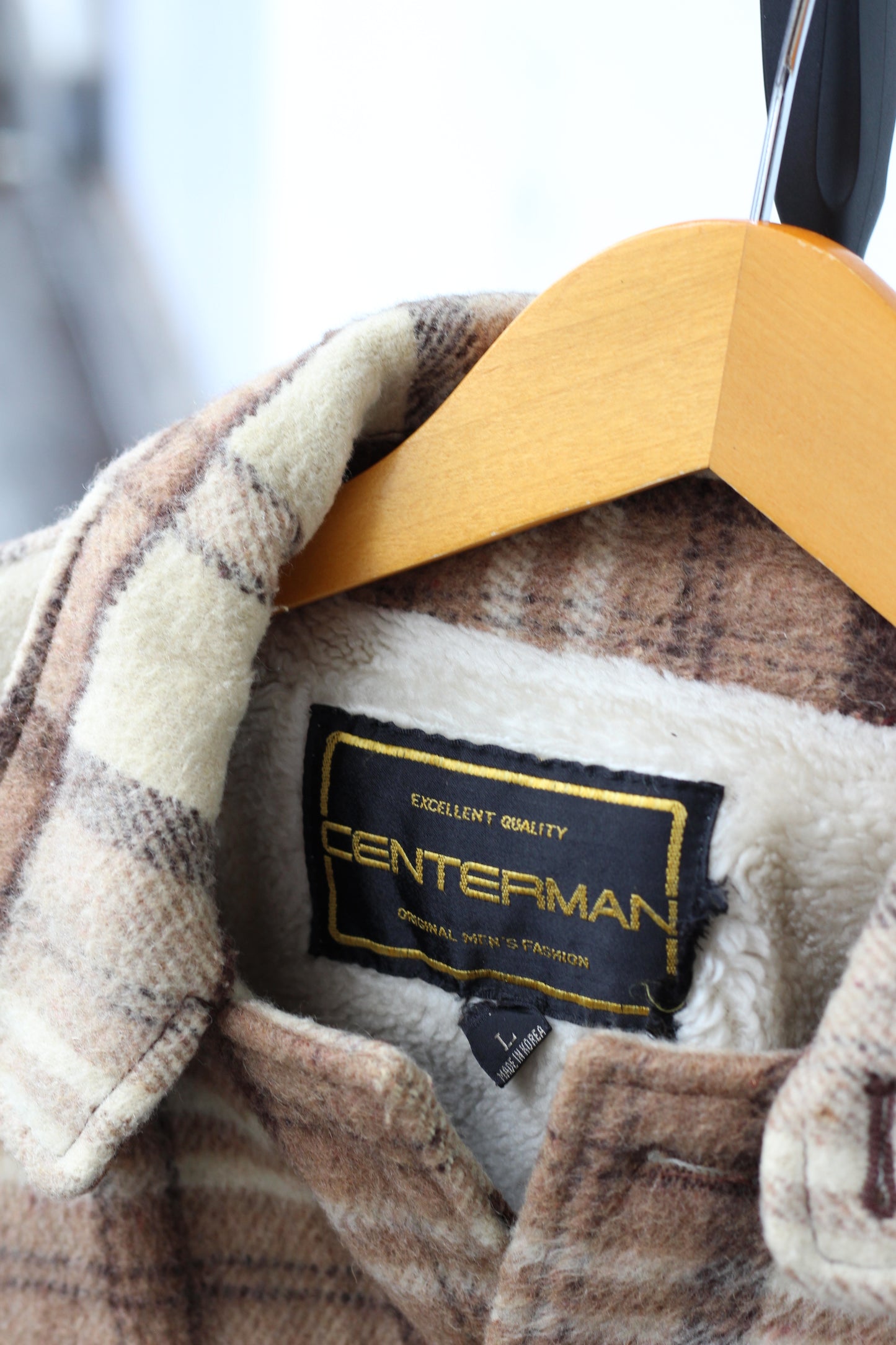Men's Vintage Check Wool CPO Jacket set x3点