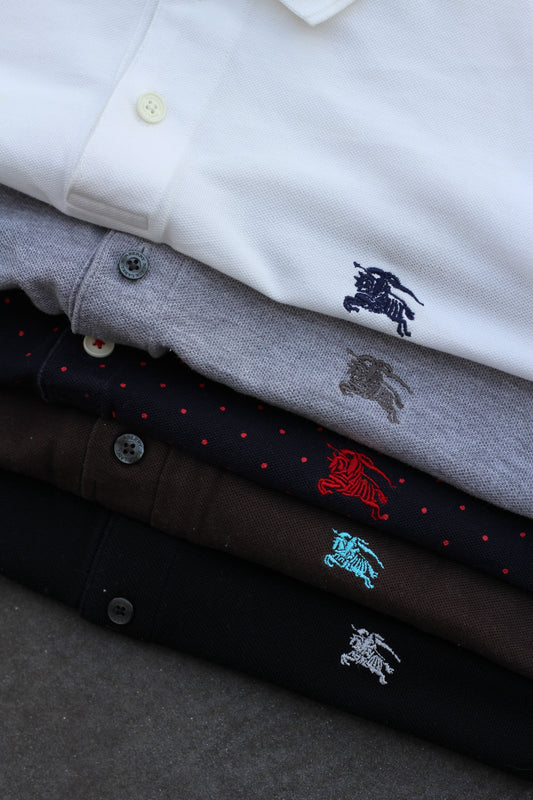 Burberry Black Label Short Sleeve Polo Shirt x7点