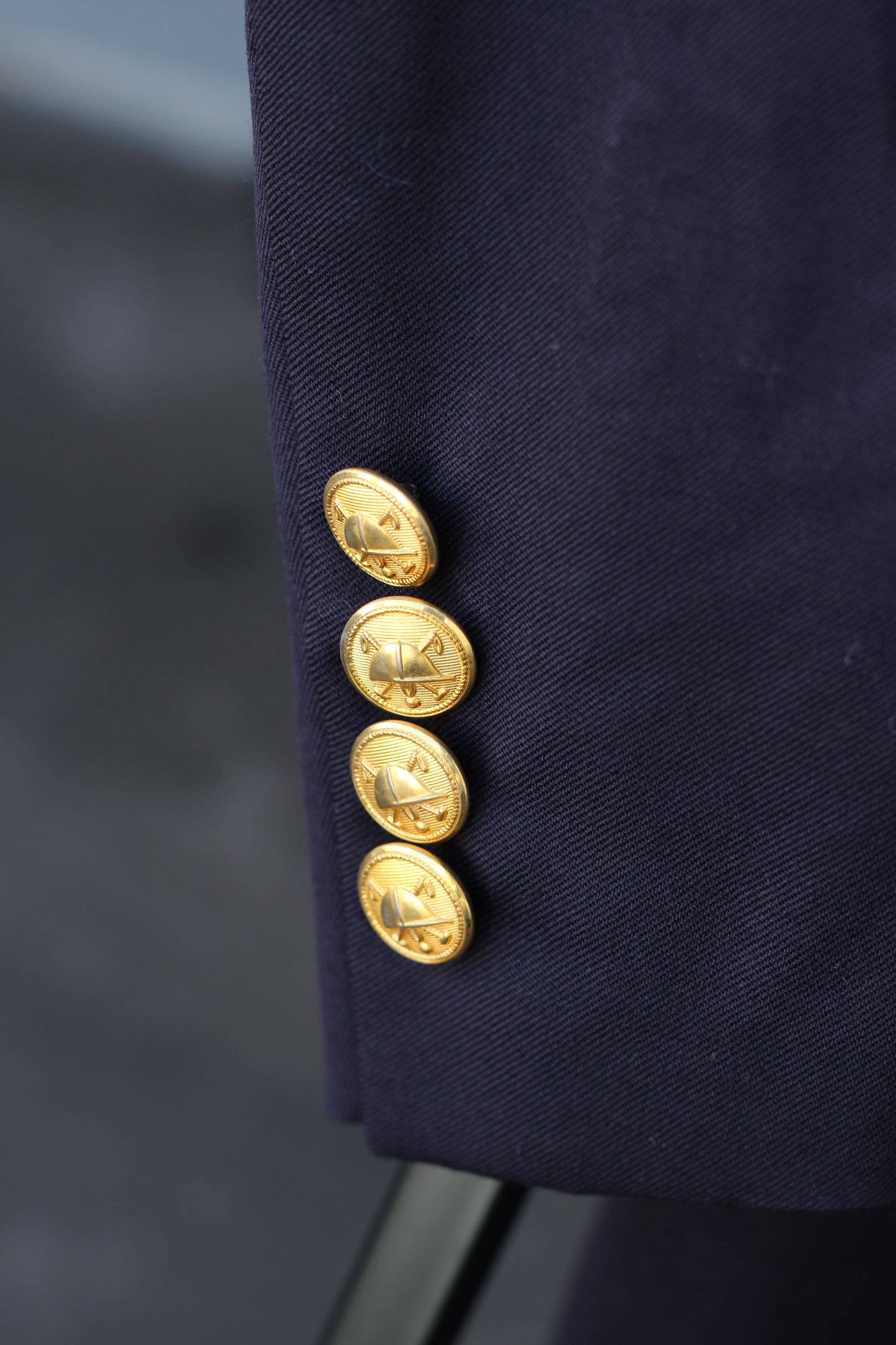 90's Polo Ralph Lauren & 70's Made In USA Gold Button Tailored Jacket set x2点