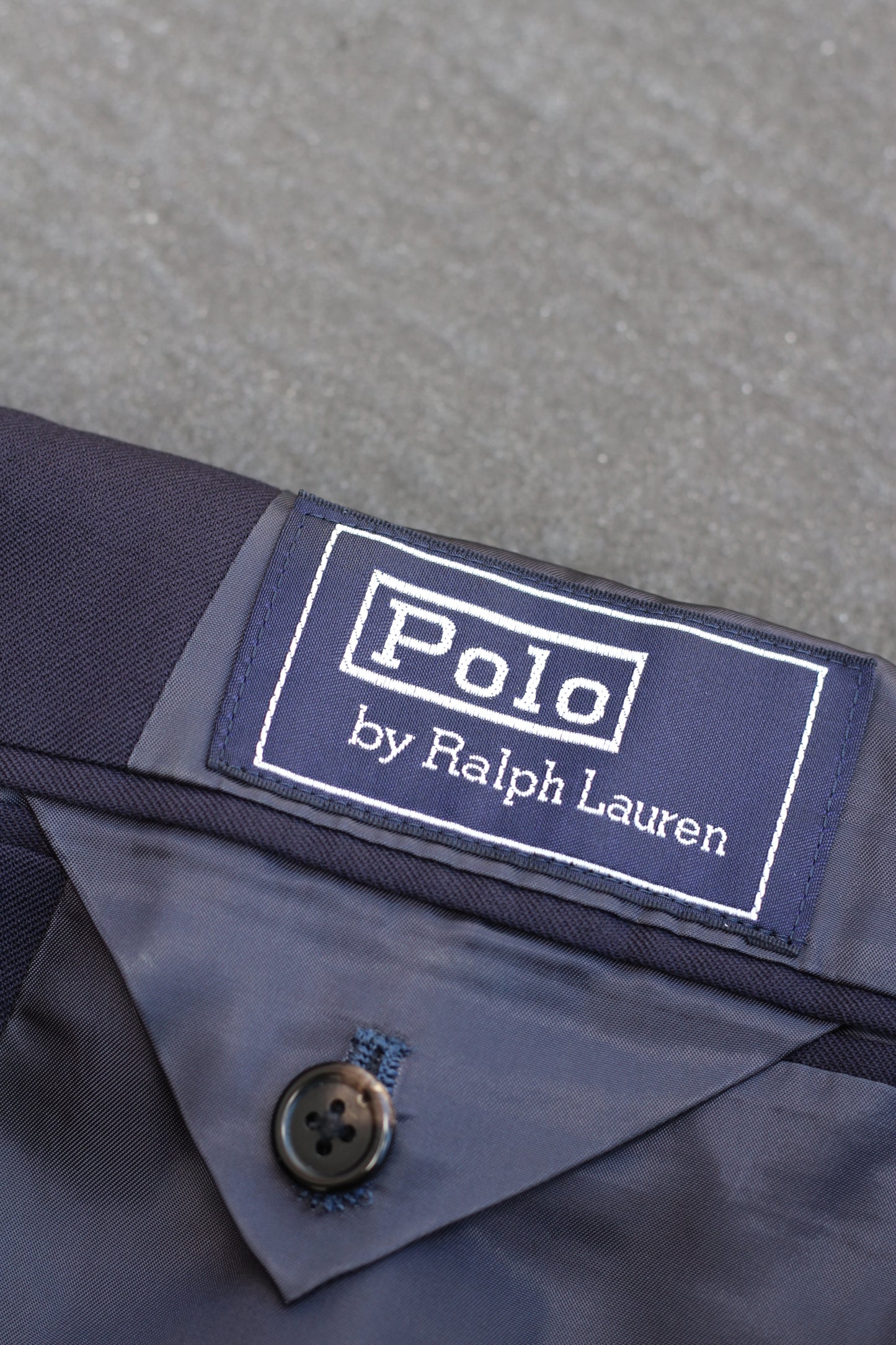 90's Polo Ralph Lauren & 70's Made In USA Gold Button Tailored Jacket set x2点