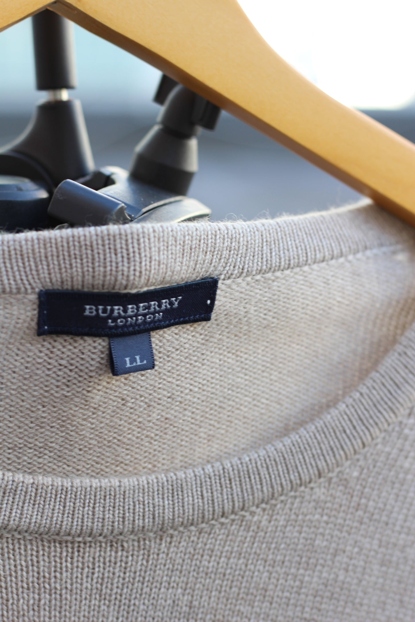 Burberry Argyle Knit & Henley Neck Sweatshirt set x2点