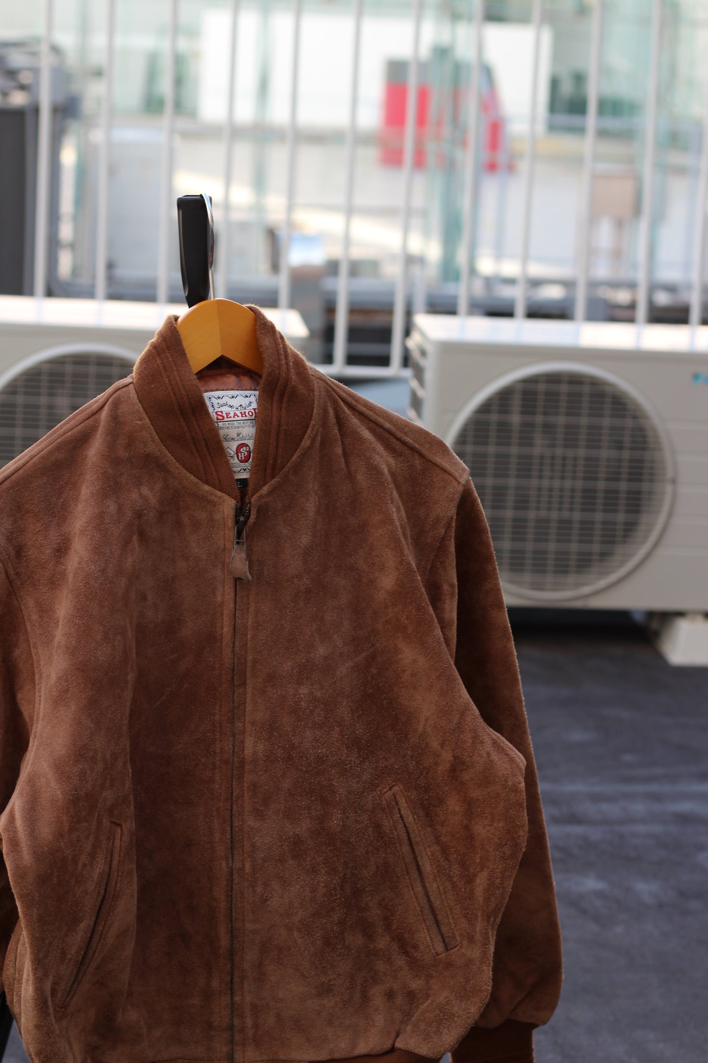 80-90's Men's Vintage Suede Leather Stadium Jacket set x3点