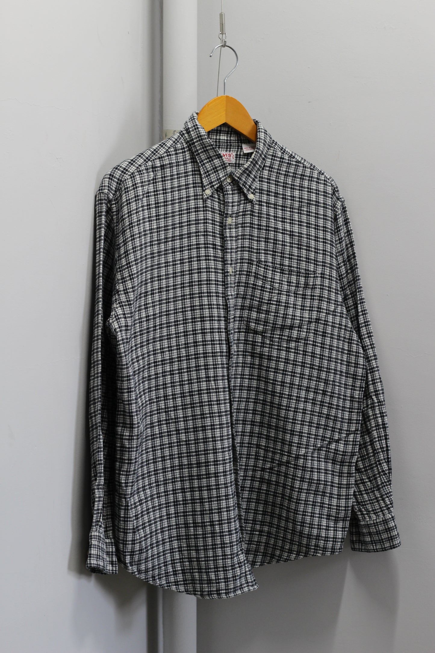 90-00's Levi's Check Long Sleeve Shirt x2点