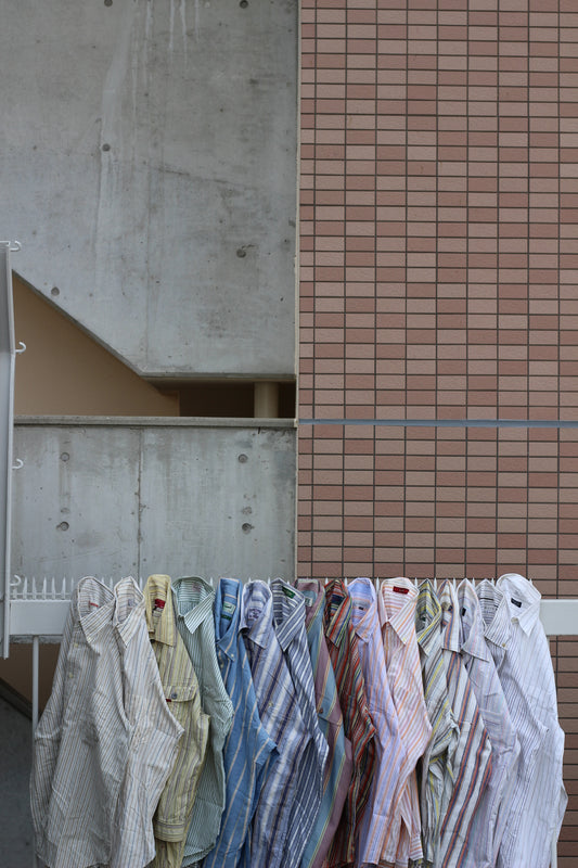 Men's Design Striped Long Sleeve Shirt x16点