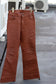 Men's Vintage Color Leather Pants set x4点