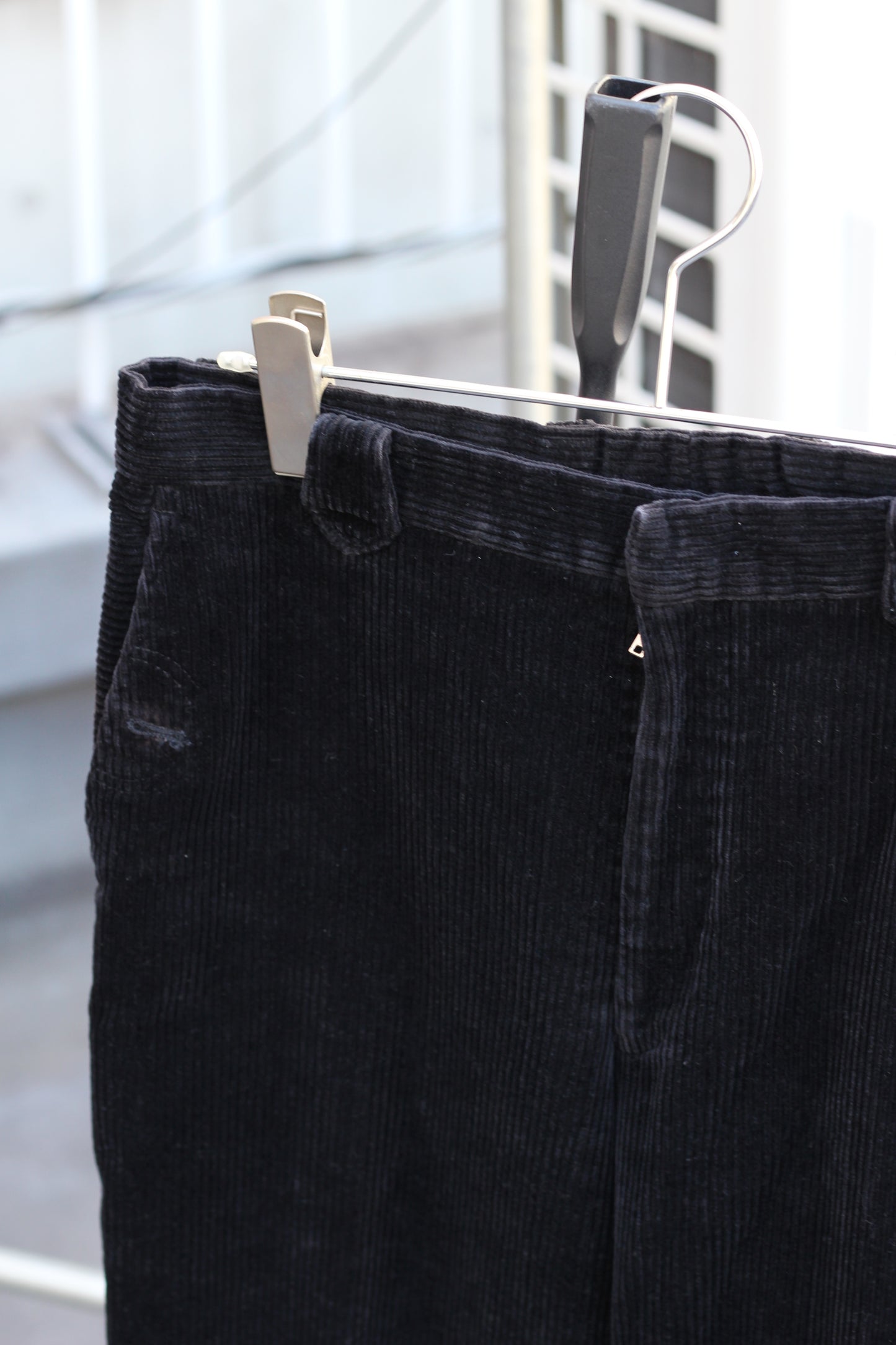 Men's Vintage Black Corduroy Pants set x4点