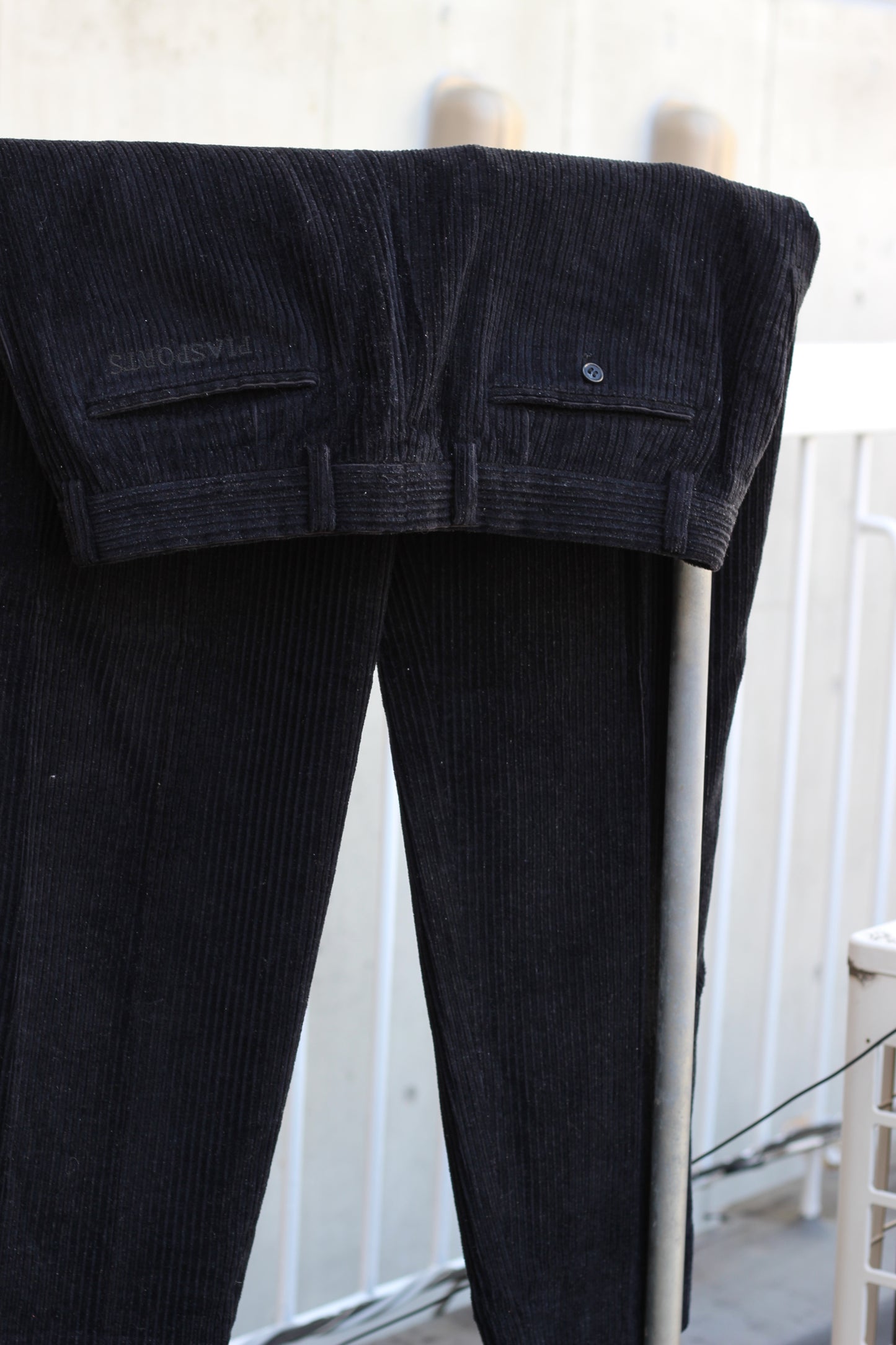 Men's Vintage Black Corduroy Pants set x4点