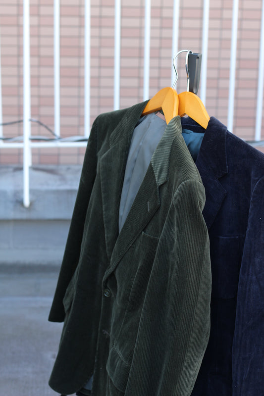 Men's Vintage Corduroy Tailored Jacket set x2点