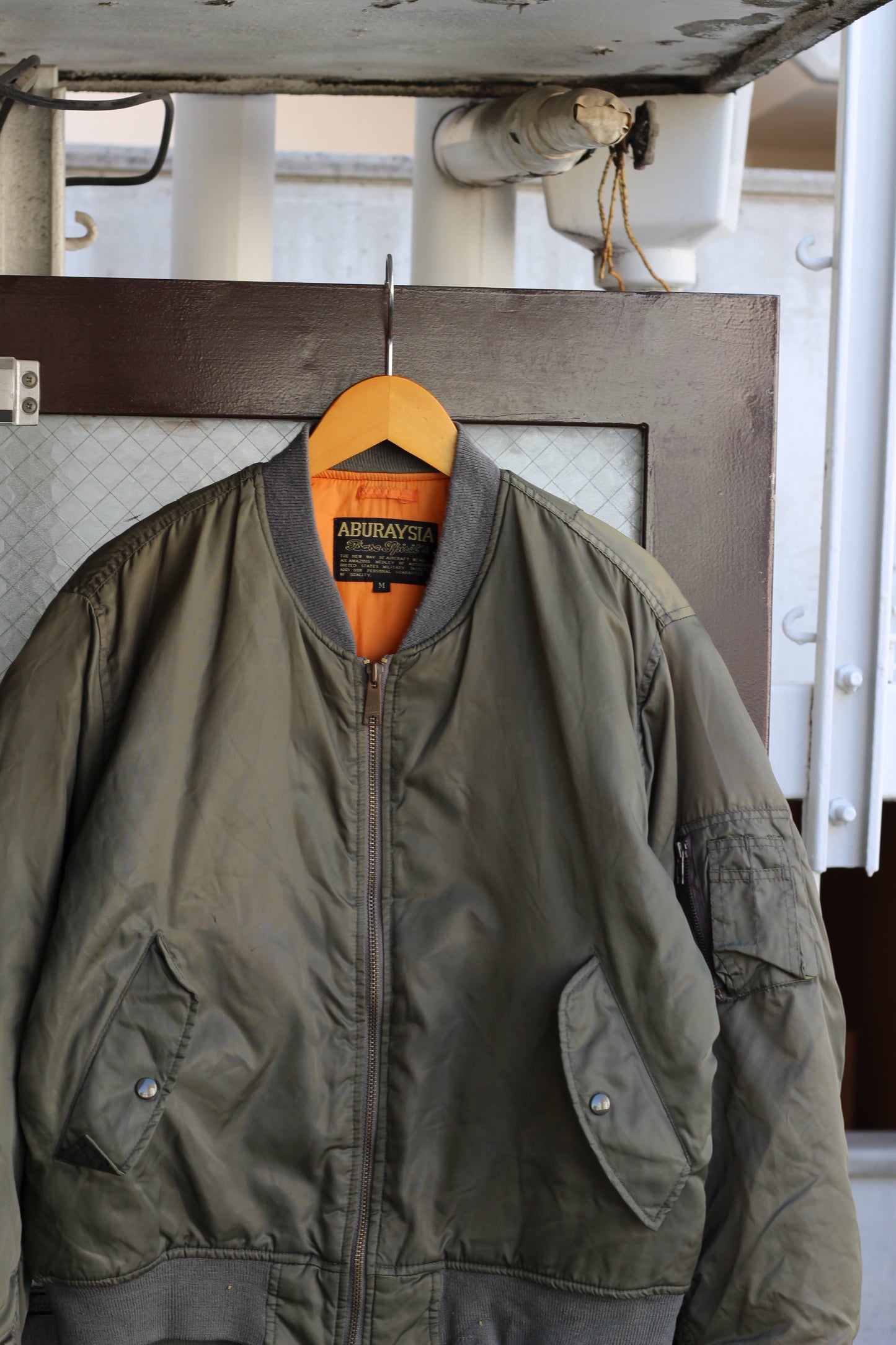 Men's Vintage MA-1 & Stadium Jacket set x2点