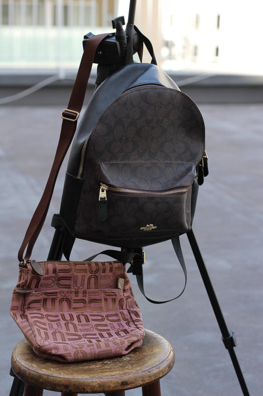 Coach & UNGARO Signature Backpack & Shoulder Bag x2点