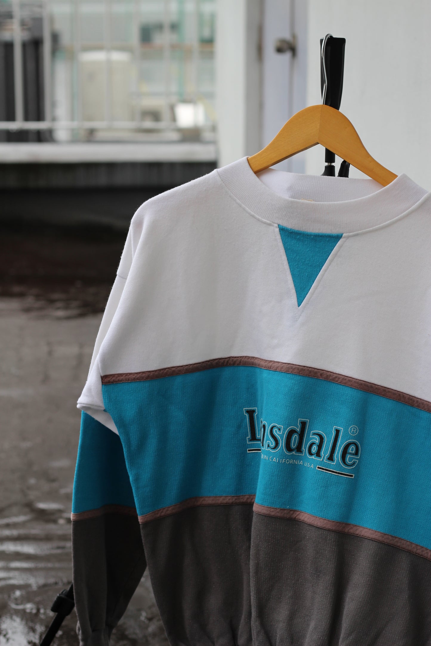 90's Made In USA Patchwork & Print Sweatshirt set x2点
