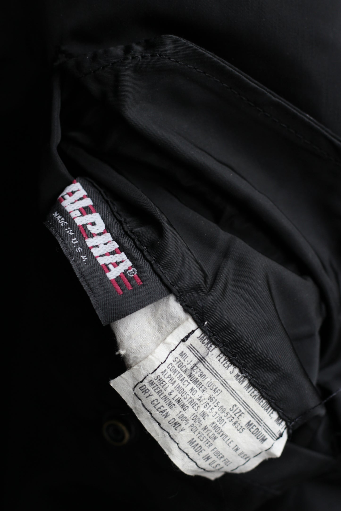 80's Made In USA Alpha Industries Vintage MA-1 & L-2B Flight Jackets set x2点