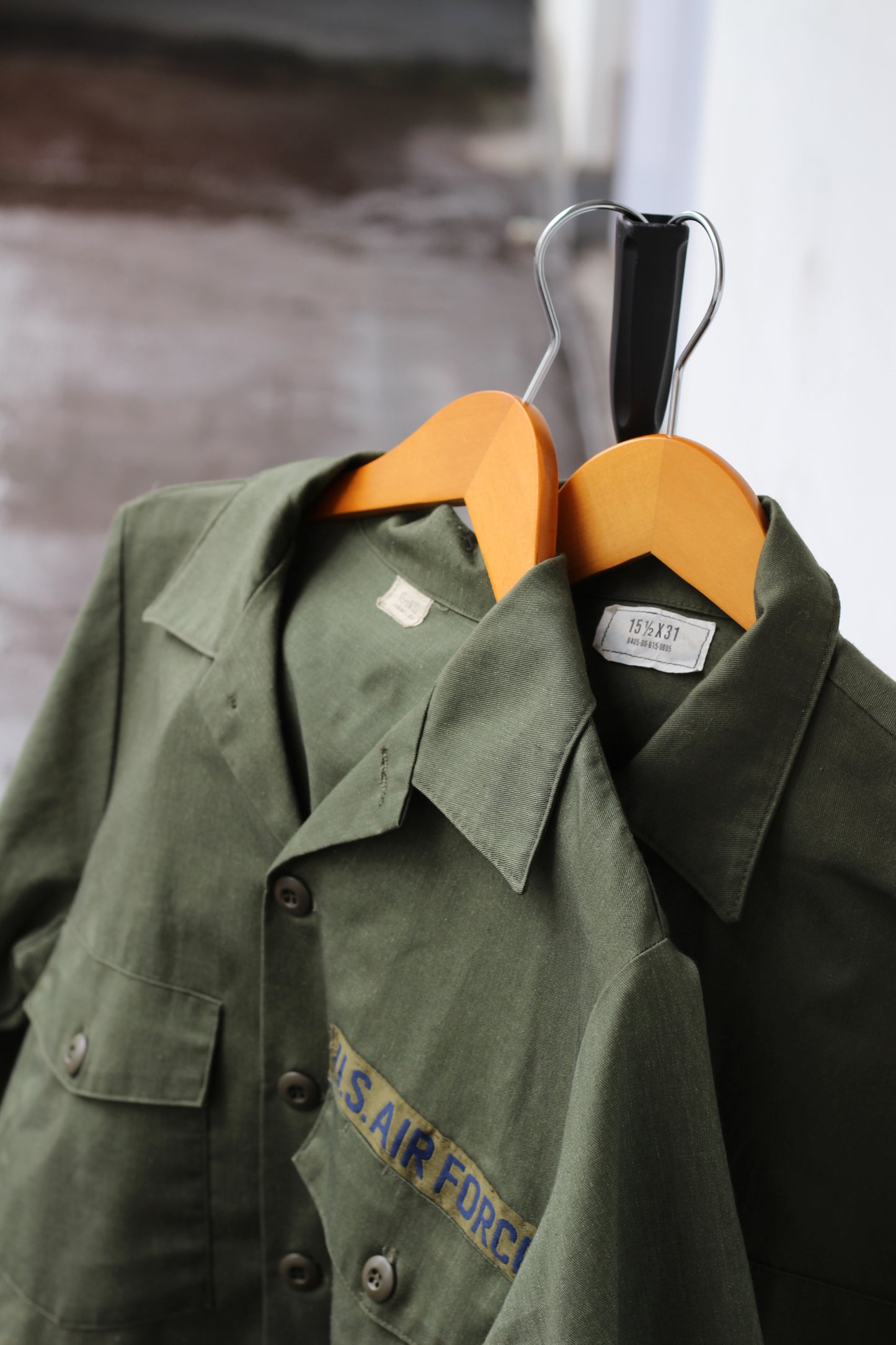 1987S U.S. ARMY OG-507 Military Utility Shirt set x2点
