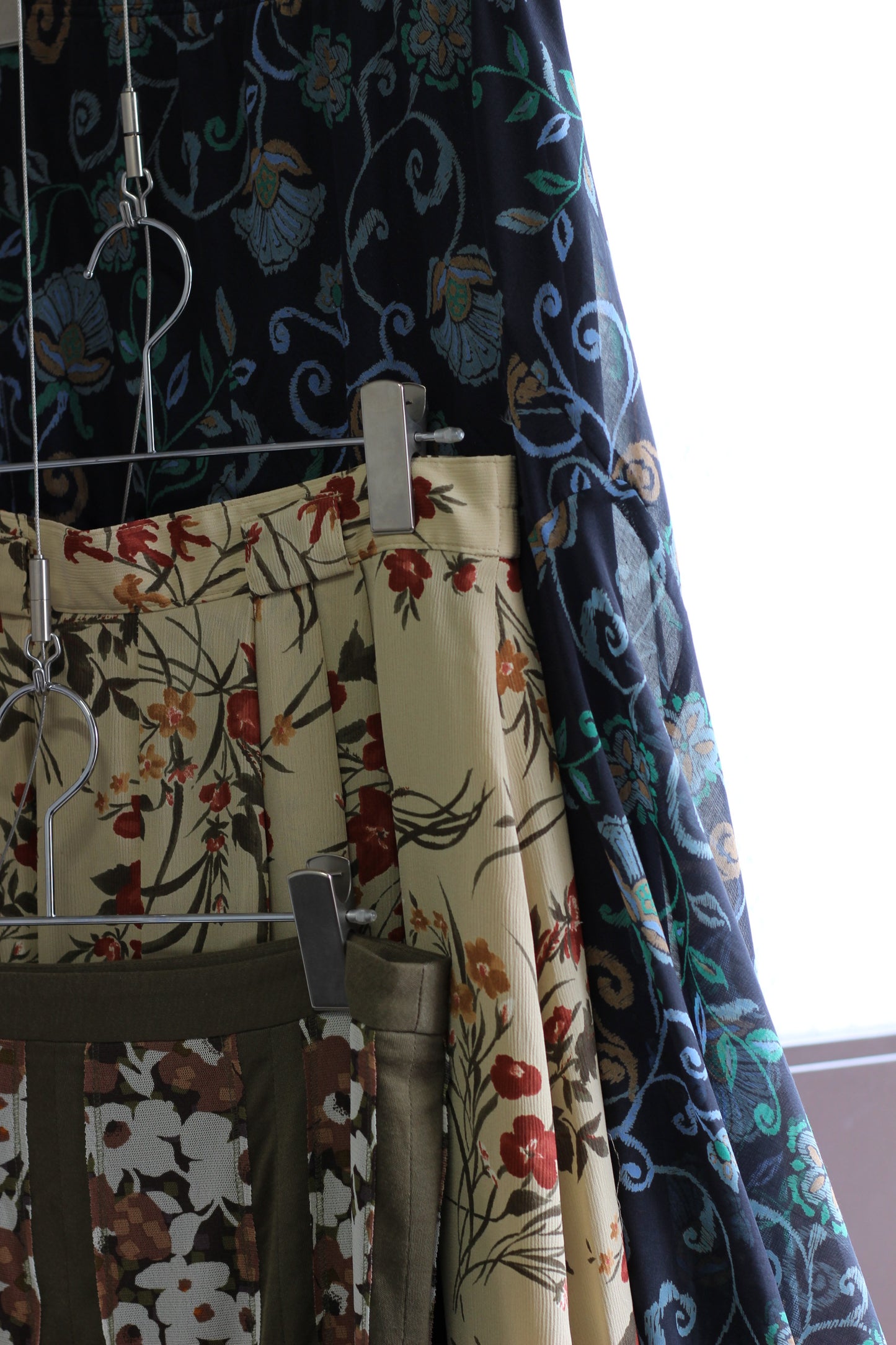 Vintage Flower Design Skirt x3点