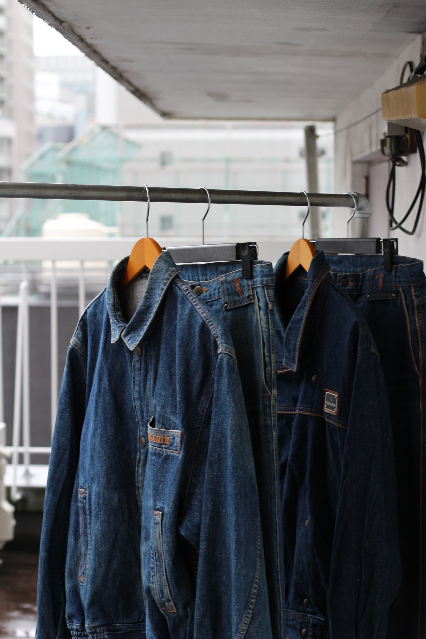 80-90's Trussardi Vintage Denim Set Up set x2点
