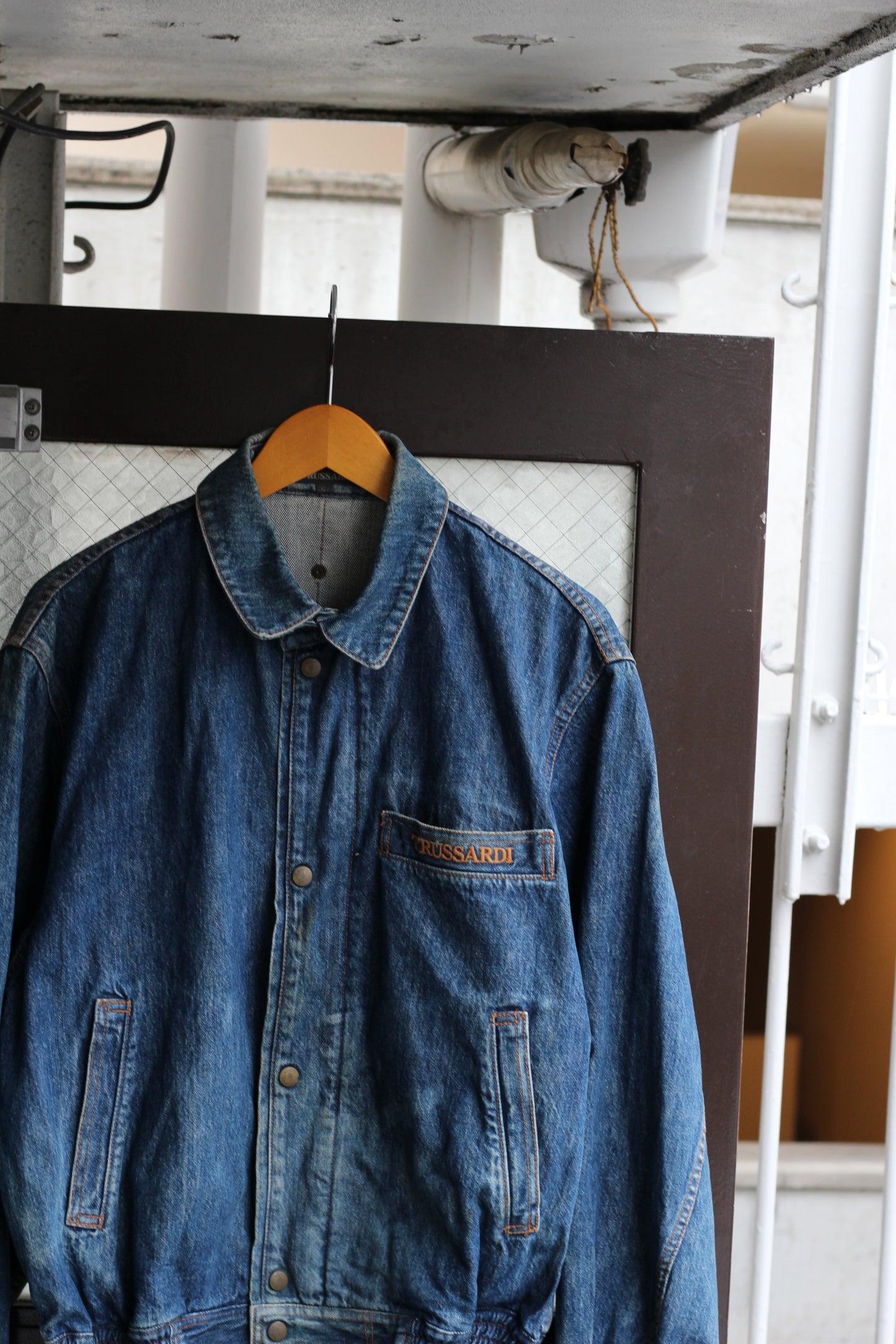 80-90's Trussardi Vintage Denim Set Up set x2点