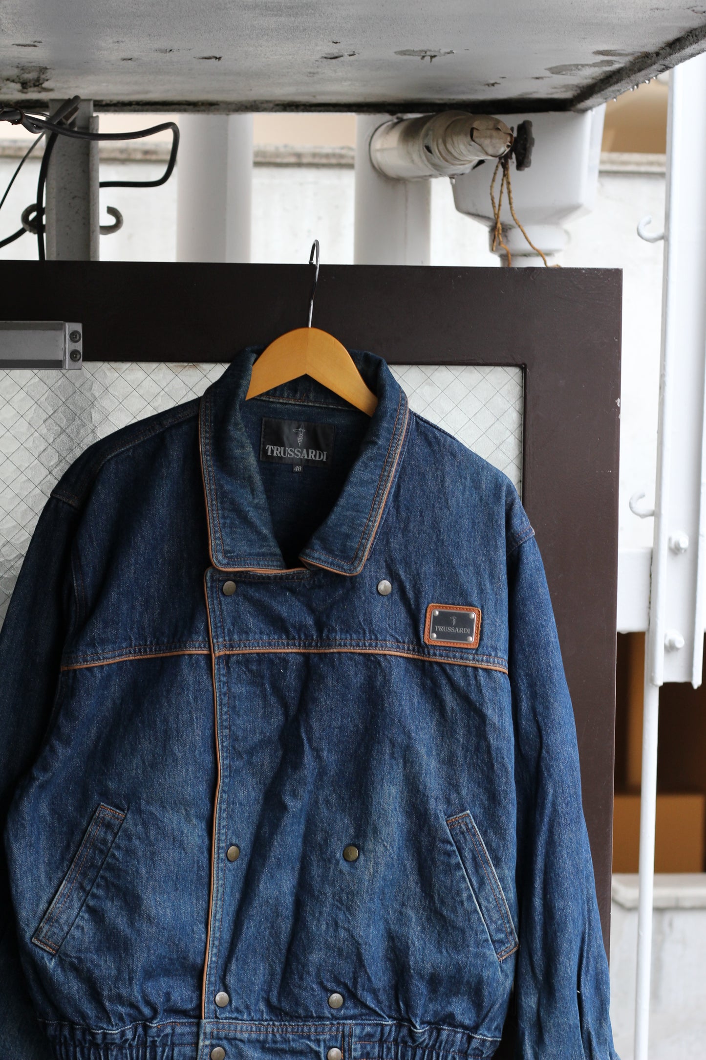 80-90's Trussardi Vintage Denim Set Up set x2点