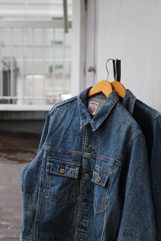 80-90's Men's Vintage Denim Jacket set x2点