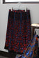 Vintage Retro Flower Wool Skirt x2点
